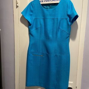 Tahari blue “60s” dress